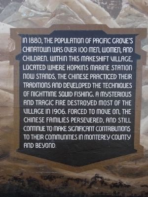 The Native People of this Coastal Area Marker - Second Panel image. Click for full size.