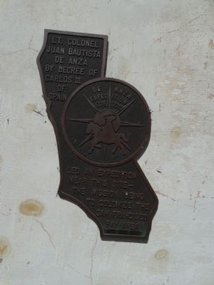 Lt. Colonel Juan Bautista De Anza Marker image. Click for full size.