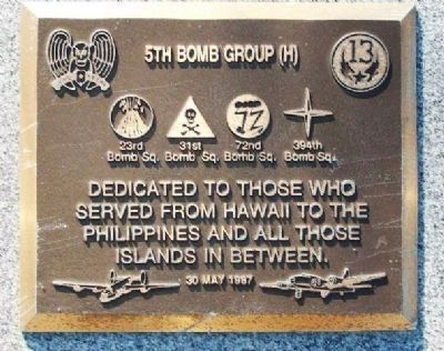 5th Bomb Group (H) Marker image. Click for full size.