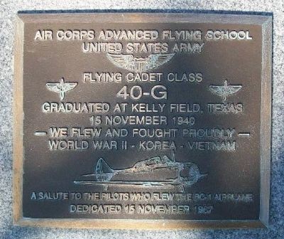 Flying Cadet Class 40-G Marker. Click for full size. Flying Cadet Class 40-G Marker image. Click for full size.