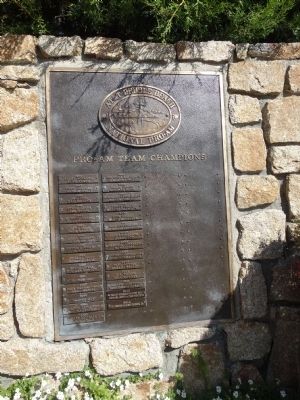 Pro-AM Team Champions Marker. Click for full size. Pro-AM Team Champions Marker image. Click for full size.