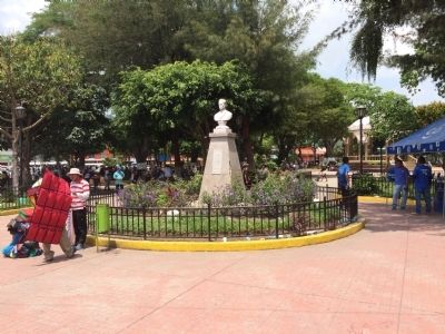 Wide view of Dr. Manuel Gallardo Marker. Click for full size. Wide view of Dr. Manuel Gallardo Marker image. Click for full size.