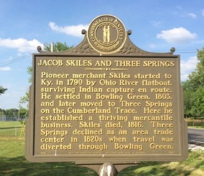 Jacob Skiles and Three Springs Marker image. Click for full size.