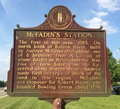 McFadin's Station Marker image. Click for full size.