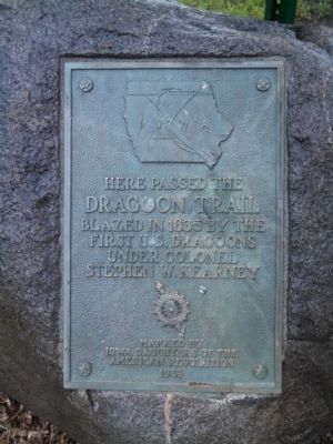 Dragoon Trail Historical Site Marker No. 11 image. Click for full size.