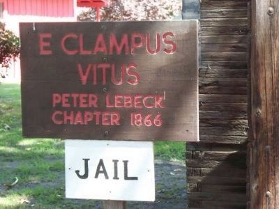 E Clampus Vitus Marker. Click for full size. E Clampus Vitus Marker image. Click for full size.