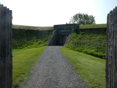 Entrance to Fort Wellington image. Click for full size.
