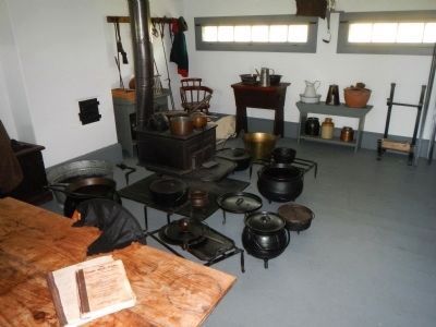 Fort Wellington Blockhouse, interior image. Click for full size.