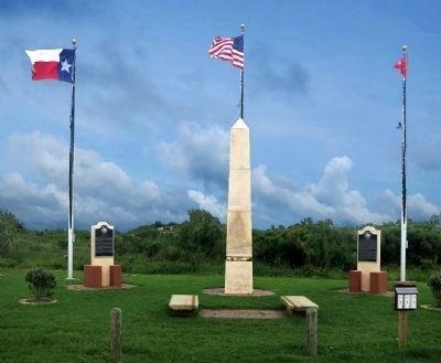 Bolivar Point and Jane Herbert Wilkinson Long Markers image. Click for full size.