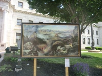 Delaware County Courthouse Lawn-Grand Canyon of the Colorado River image. Click for full size.