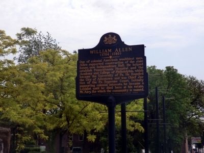 William Allen Marker. Click for full size. William Allen Marker image. Click for full size.