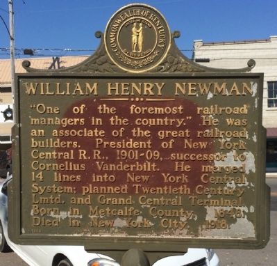 William Henry Newman Marker image. Click for full size.