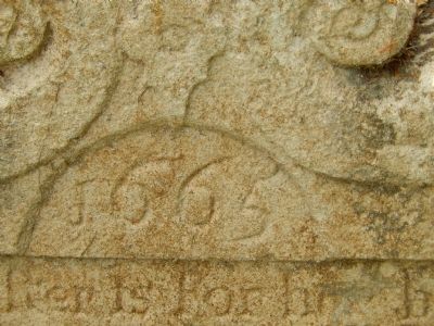 Date on tombstone.. Click for full size. Date on tombstone. image. Click for full size.