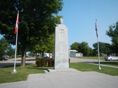 Prescott War Memorial Marker. Click for full size. Prescott War Memorial Marker image. Click for full size.