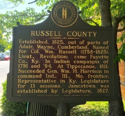 Russell County Marker image. Click for full size.