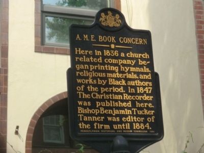 A.M.E. Book Concern Marker image. Click for full size.