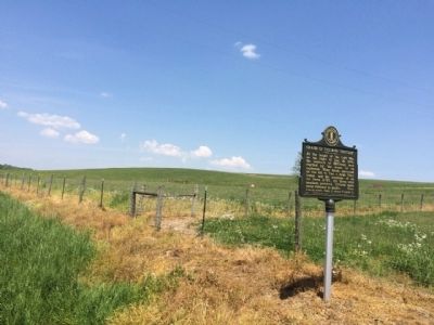 Hill in background where crash occurred. image. Click for full size.