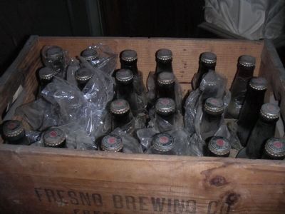 A case of unopened Bohemian Beer from the 1930's image. Click for full size.