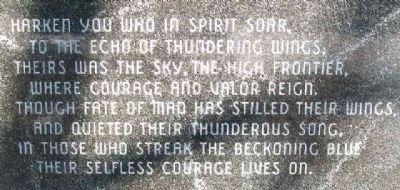 Poem on Assn of Former Prisoners of War in Romania Marker image. Click for full size.