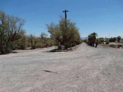 Soda Springs - Zzyzx Mineral Springs Marker (now missing) image. Click for full size.