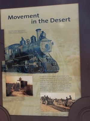 Movement in the Desert Marker image. Click for full size.
