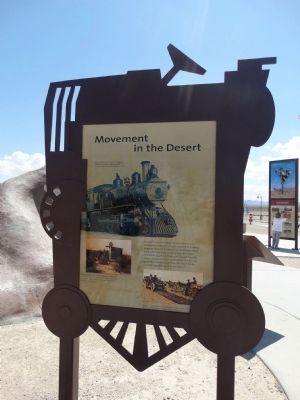 Movement in the Desert Marker image. Click for full size.