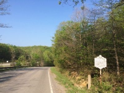View of marker looking further west.. Click for full size. View of marker looking further west. image. Click for full size.