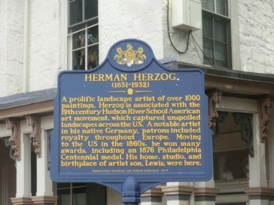 Herman Herzog Marker. Click for full size. Herman Herzog Marker image. Click for full size.
