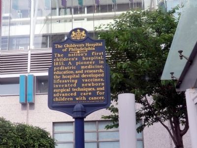 The Children's Hospital of Philadelphia Marker image. Click for full size.