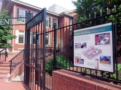 Green Building at Friends Center Marker. Click for full size. Green Building at Friends Center Marker image. Click for full size.