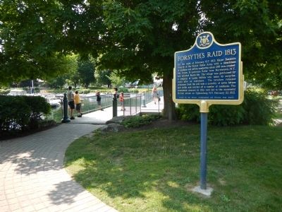 Forsyth’s Raid 1813 Marker. Click for full size. Forsyth’s Raid 1813 Marker image. Click for full size.