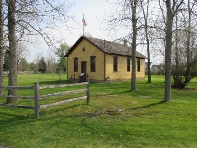 Williamsville School No.9 & Marker image. Click for full size.