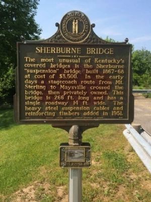 Sherburne Bridge Marker image. Click for full size.