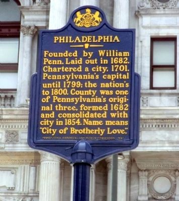 Philadelphia Marker image. Click for full size.