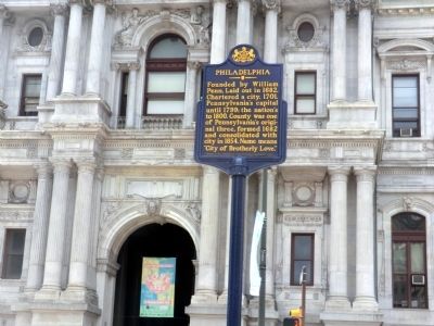 Philadelphia Marker. Click for full size. Philadelphia Marker image. Click for full size.
