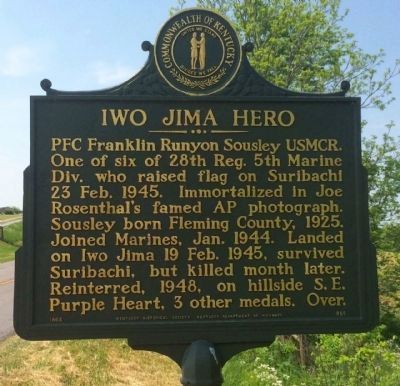 Iwo Jima Hero Marker image. Click for full size.