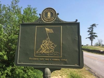 Iwo Jima Hero Marker (Reverse). Click for full size. Iwo Jima Hero Marker (Reverse) image. Click for full size.