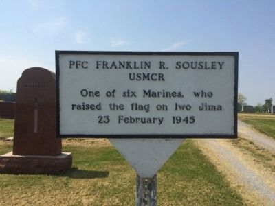 Locator sign for grave marker.. Click for full size. Locator sign for grave marker. image. Click for full size.