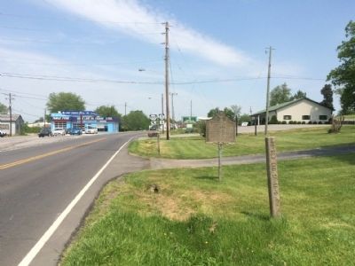View of marker area looking north on Kentucky Highway 11 (Business). Click for full size. View of marker area looking north on Kentucky Highway 11 (Business) image. Click for full size.