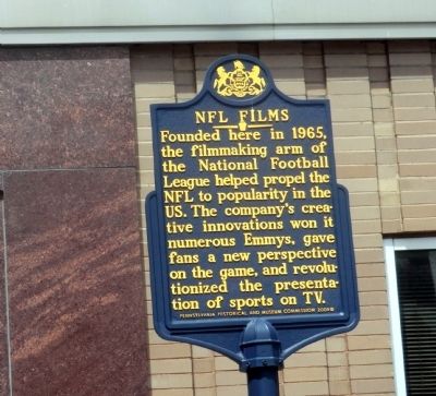 NFL Films Marker. Click for full size. NFL Films Marker image. Click for full size.