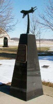 The F-86 "Sabre" Monument image. Click for full size.