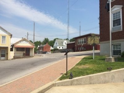 View looking NNW towards West Main Street.. Click for full size. View looking NNW towards West Main Street. image. Click for full size.