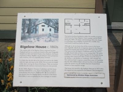 Bigelow House Marker image. Click for full size.
