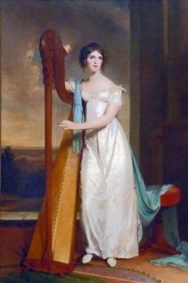 Eliza Ridgely at 15<br>The Lady with the Harp image. Click for full size.