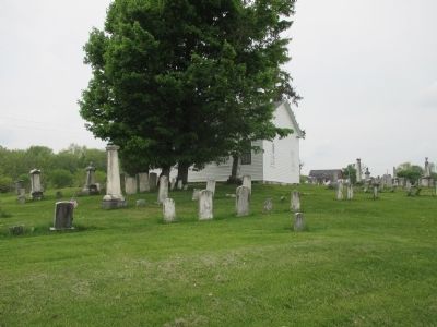 Cemetery, East & Rear Sides of Church. Click for full size. Cemetery, East & Rear Sides of Church image. Click for full size.
