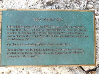 Tea Table Key Marker. Click for full size. Tea Table Key Marker image. Click for full size.