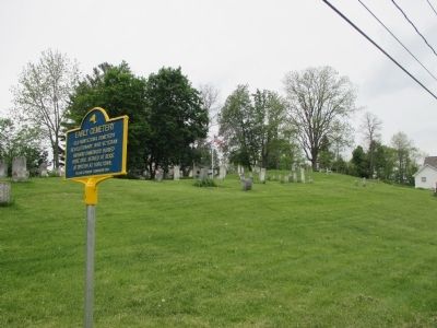 Old Montezuma Cemetery & Marker image. Click for full size.