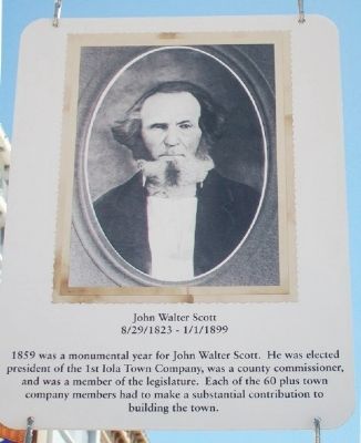 John Walter Scott Marker image. Click for full size.