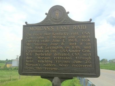Morgan's Last Raid Marker image. Click for full size.
