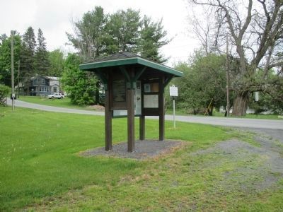 Montezuma Heritage Park Marker on Kiosk. Click for full size. Montezuma Heritage Park Marker on Kiosk image. Click for full size.